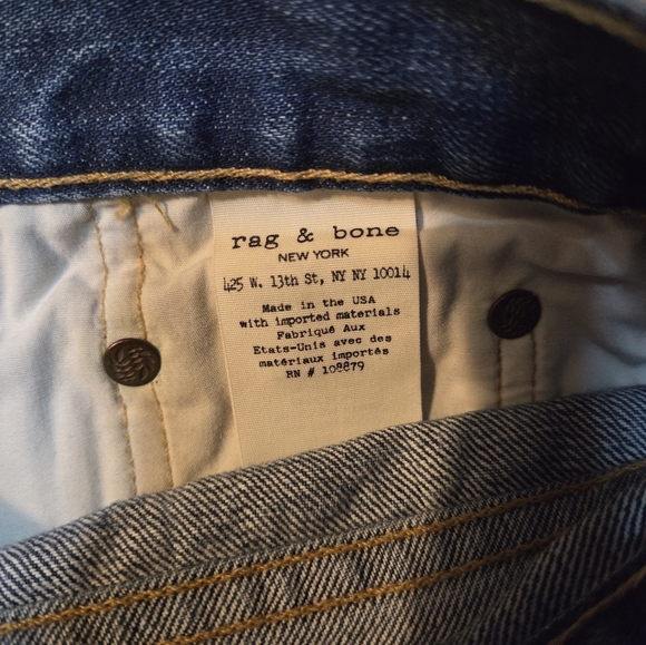 Rag & Bone Denim Cut Off Shorts Size 27 - Picture 6 of 8